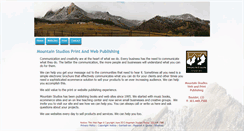 Desktop Screenshot of mountainstudios.net